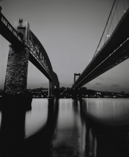 The Brunel Railway Bridge. Looking towards Cornwall from Devon